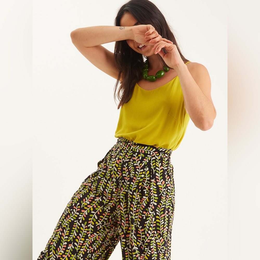 Naked Zebra Chartreuse Lime Green Racerback Tank Top